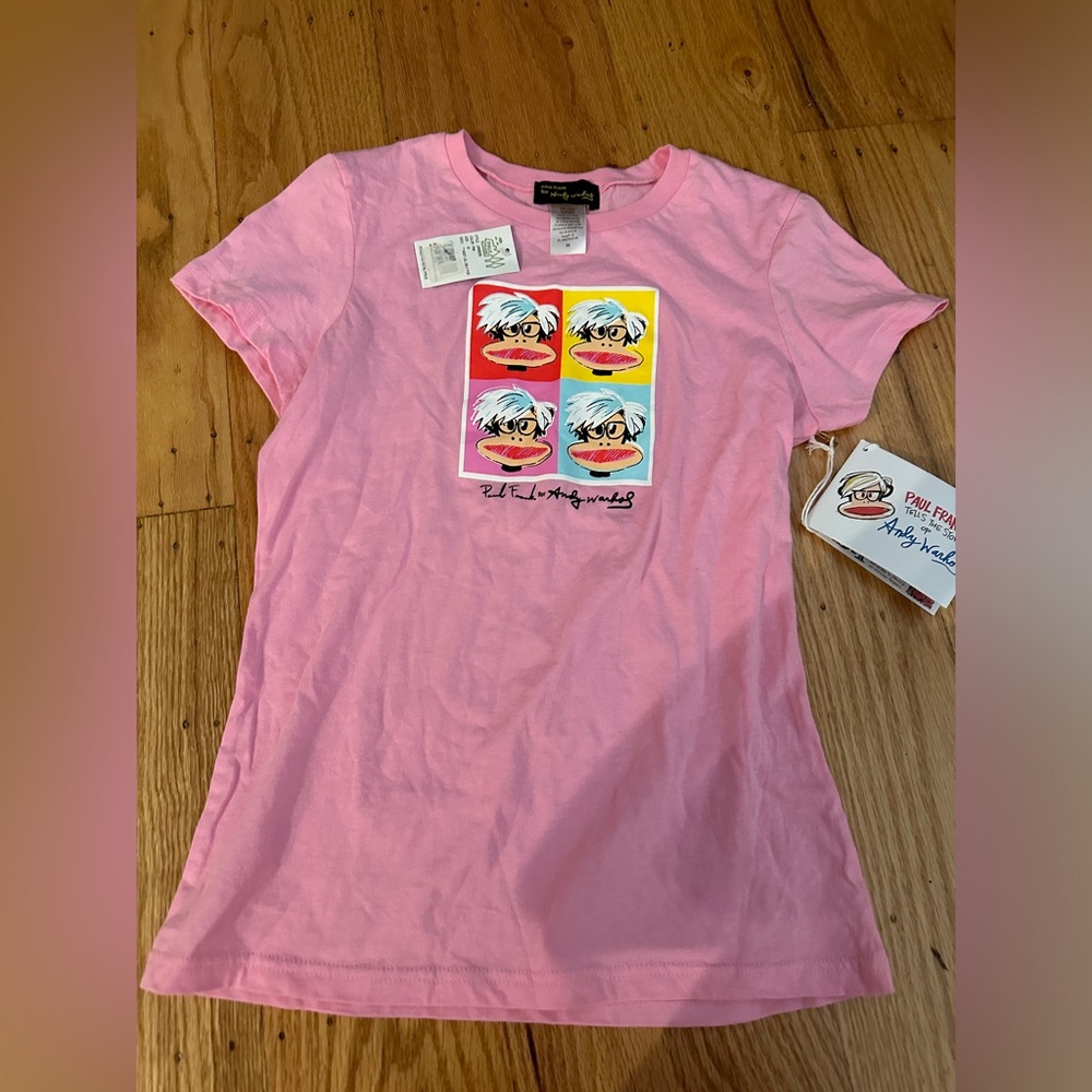 Vintage Paul Frank for Andy Warhol size kids M NWT 2004